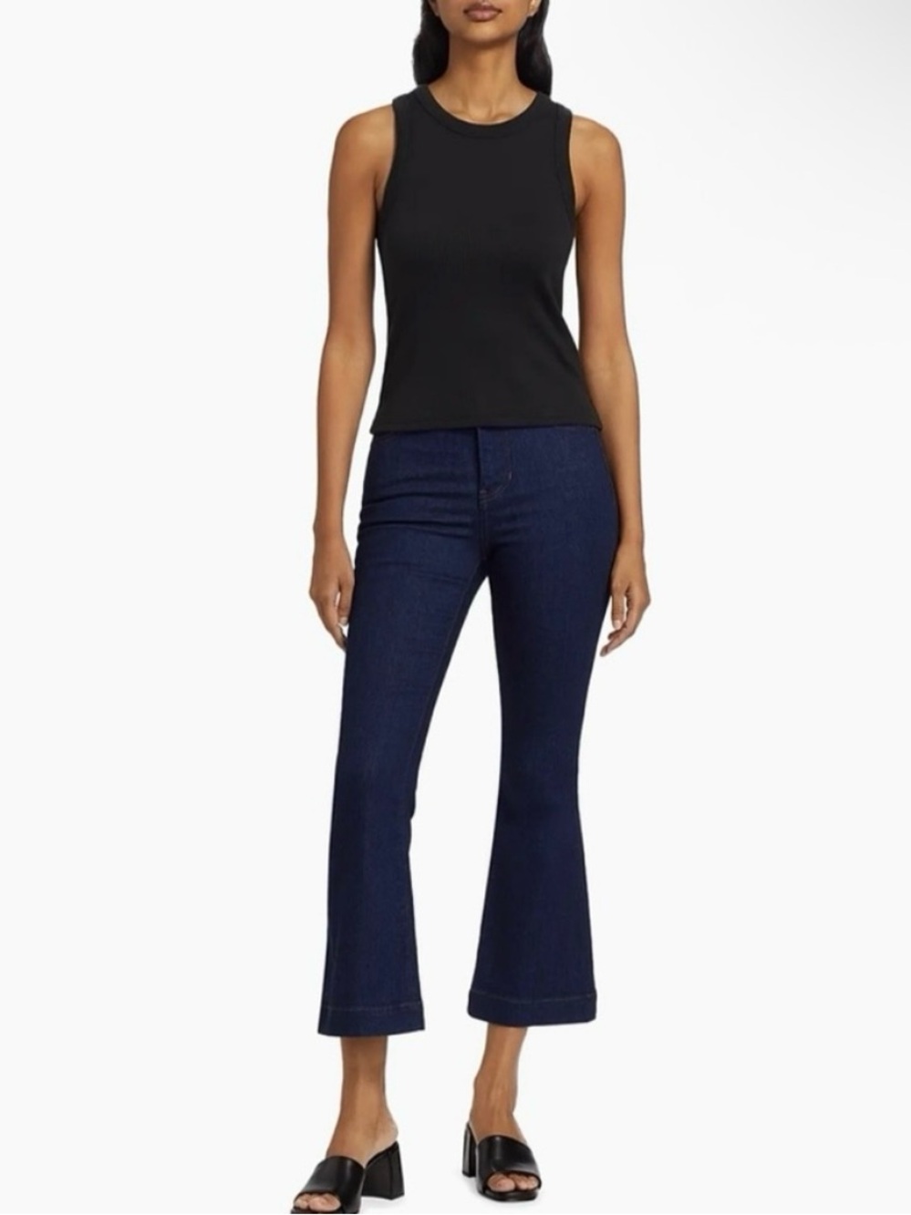 VERONICA BEARD Carson High Rise Ankle Flare Denim Jeans Size 24